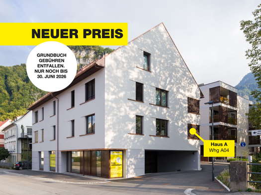 Terrassenwohnung zum Kauf - Erstbezug 544.000 € 3 Zimmer 78,3 m² 1. Geschoss Am Emsbach 3 Hohenems 6845