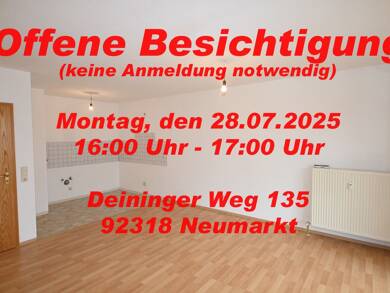 Wohnung zur Miete 550 € 2 Zimmer 53 m² EG Neumarkt in der Oberpfalz 92318