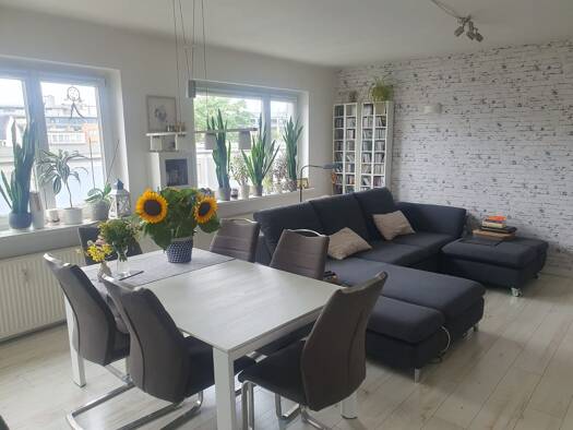 Penthouse zur Miete 1.014 € 2 Zimmer 78 m² Geschoss 4/5 frei ab sofort Eulenbergstr. 37 Mülheim Köln 51065