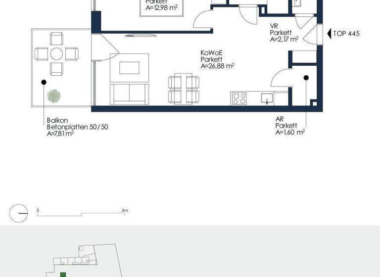 Wohnung zur Miete 617 € 2 Zimmer 49,1 m² 4. Geschoss frei ab 01.05.2026 Neubaugasse 45 Lend Graz 8020