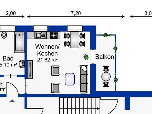 Wohnung zum Kauf provisionsfrei 70.000 € 2 Zimmer 45,9 m² 2. Geschoss Limbach-Oberfrohna 09212