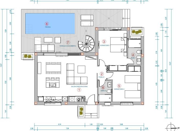Einfamilienhaus zum Kauf provisionsfrei 624.100 € 3 Zimmer 101 m² 315 m² Grundstück Calle VERMEER 23 Oliva 46780