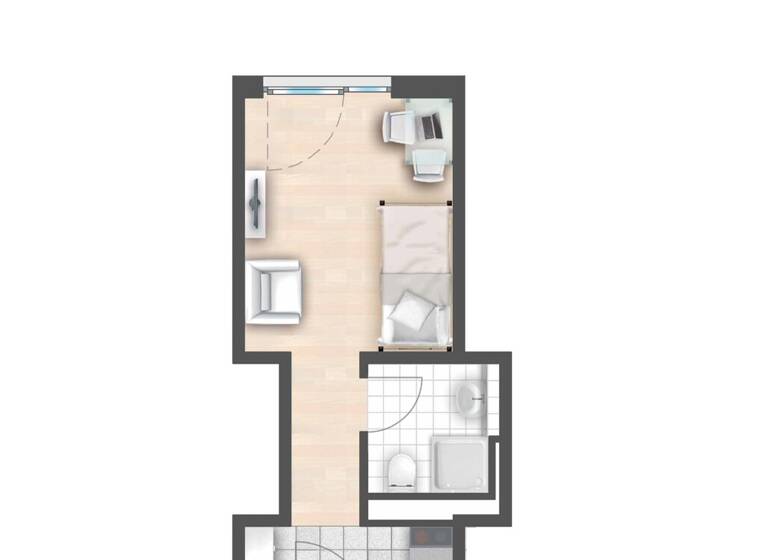 Wohnung zum Kauf 129.900 € 19,8 m² Milbertshofen-Am Hart München 80807