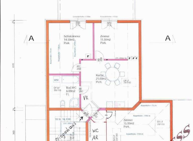 Penthouse zur Miete 1.061 € 3 Zimmer 70 m² 2. Geschoss Wimpassing an der Leitha 2485