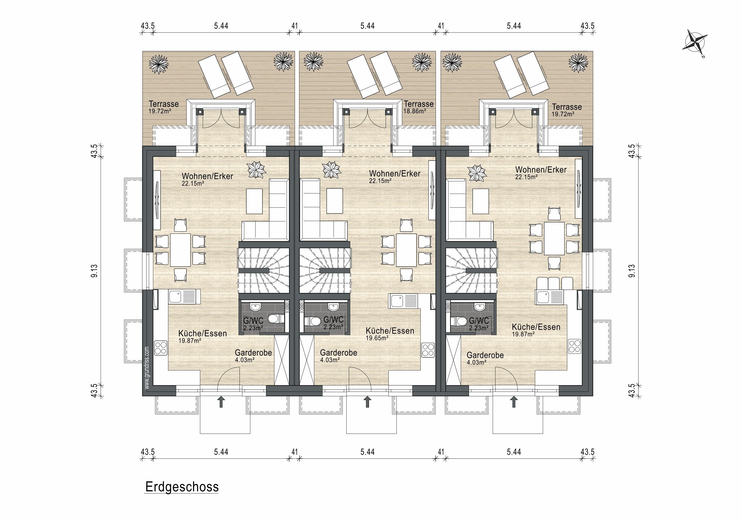 Reihenendhaus zum Kauf 995.000 € 6 Zimmer 150 m²<br/>Wohnfläche 198 m²<br/>Grundstück Schönhauser Straße 125A Französisch Buchholz Berlin 13127