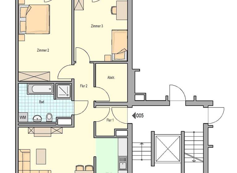 Wohnung zur Miete 1.170 € 3 Zimmer 98,6 m² EG frei ab 01.03.2026 Trier-Süd Trier 54290