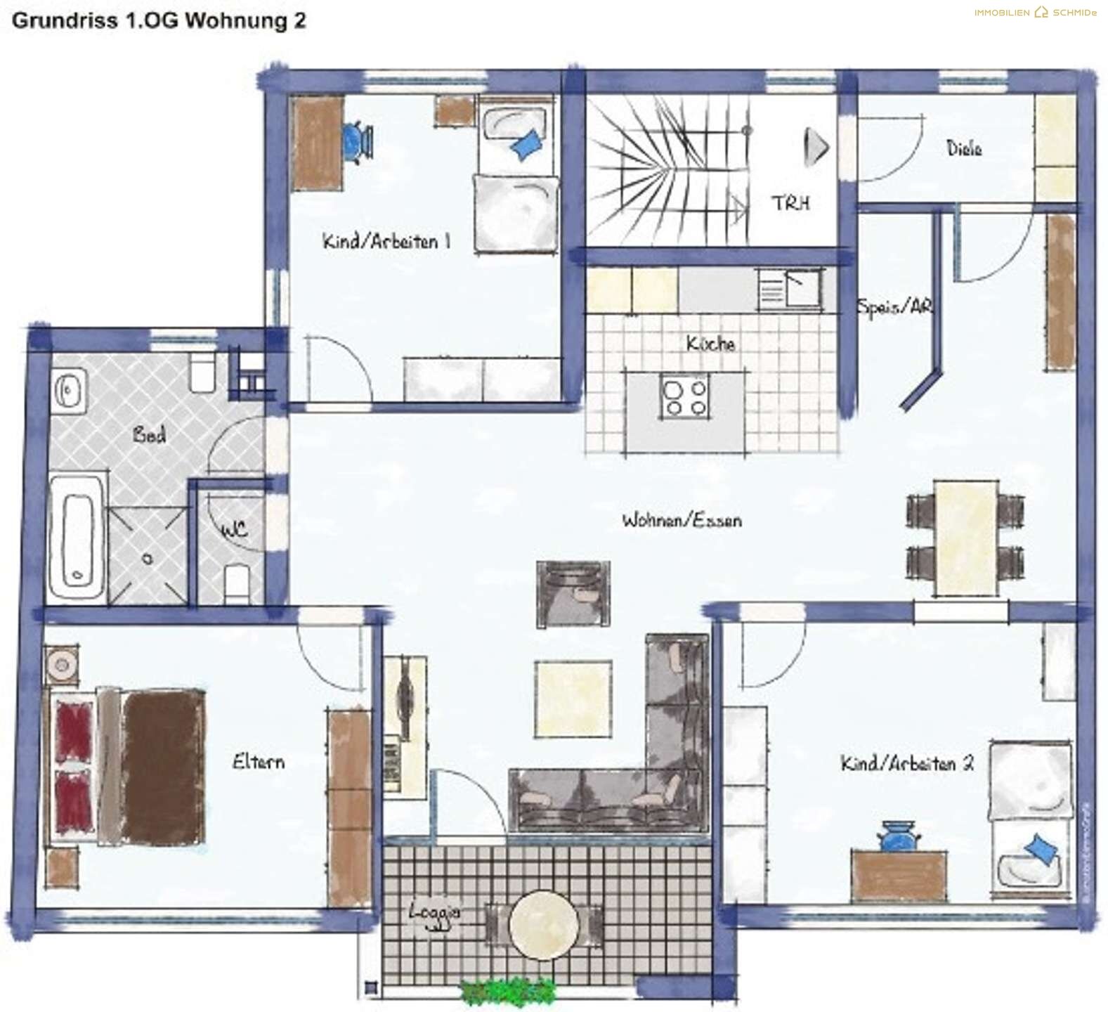 Wohnung zur Miete 1.490 € 4,5 Zimmer 113 m²<br/>Wohnfläche 1.<br/>Geschoss 15.12.2024<br/>Verfügbarkeit Bad Saulgau Bad Saulgau 88348