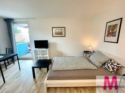 Wohnung zur Miete Wohnen auf Zeit 550 € 1 Zimmer 24 m² frei ab sofort Südstadt Fürth 90763