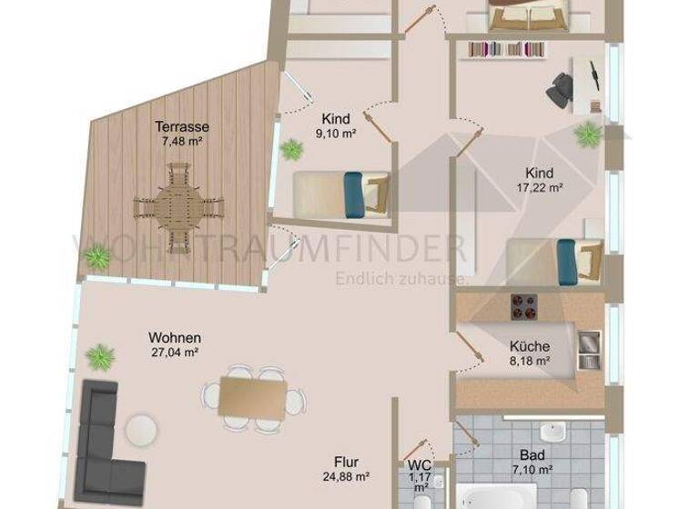 Wohnung zur Miete 860 € 4 Zimmer 123,5 m² 3. Geschoss Äußere Schneeberger Straße 4 Schedewitz Zwickau 08056