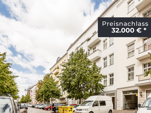 Wohnung zum Kauf provisionsfrei 204.200 € 2 Zimmer 53,1 m² EG Corinthstraße 53 Friedrichshain Friedrichshain-Kreuzberg 10245