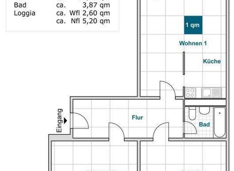 Wohnung zur Miete 597 € 3 Zimmer 80,3 m² 9. Geschoss frei ab 21.03.2026 Herzberger Str. 30 Prohlis-Nord Dresden 01239