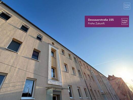 Wohnung zur Miete 550 € 3 Zimmer 65,5 m² EG Dessauerstraße 155 Frohe Zukunft Halle 06118