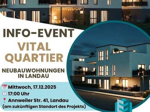 Wohnung zum Kauf 285.000 € 2 Zimmer 58 m² EG Landau Landau in der Pfalz 76829