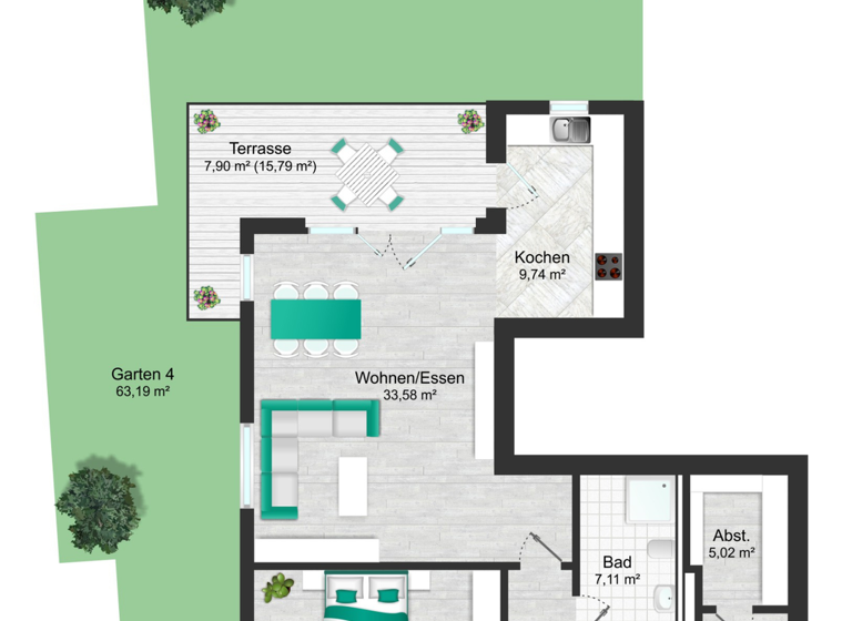 Wohnung zum Kauf 385.000 € 2 Zimmer 93 m² Bad Neuenahr Bad Neuenahr-Ahrweiler 53474