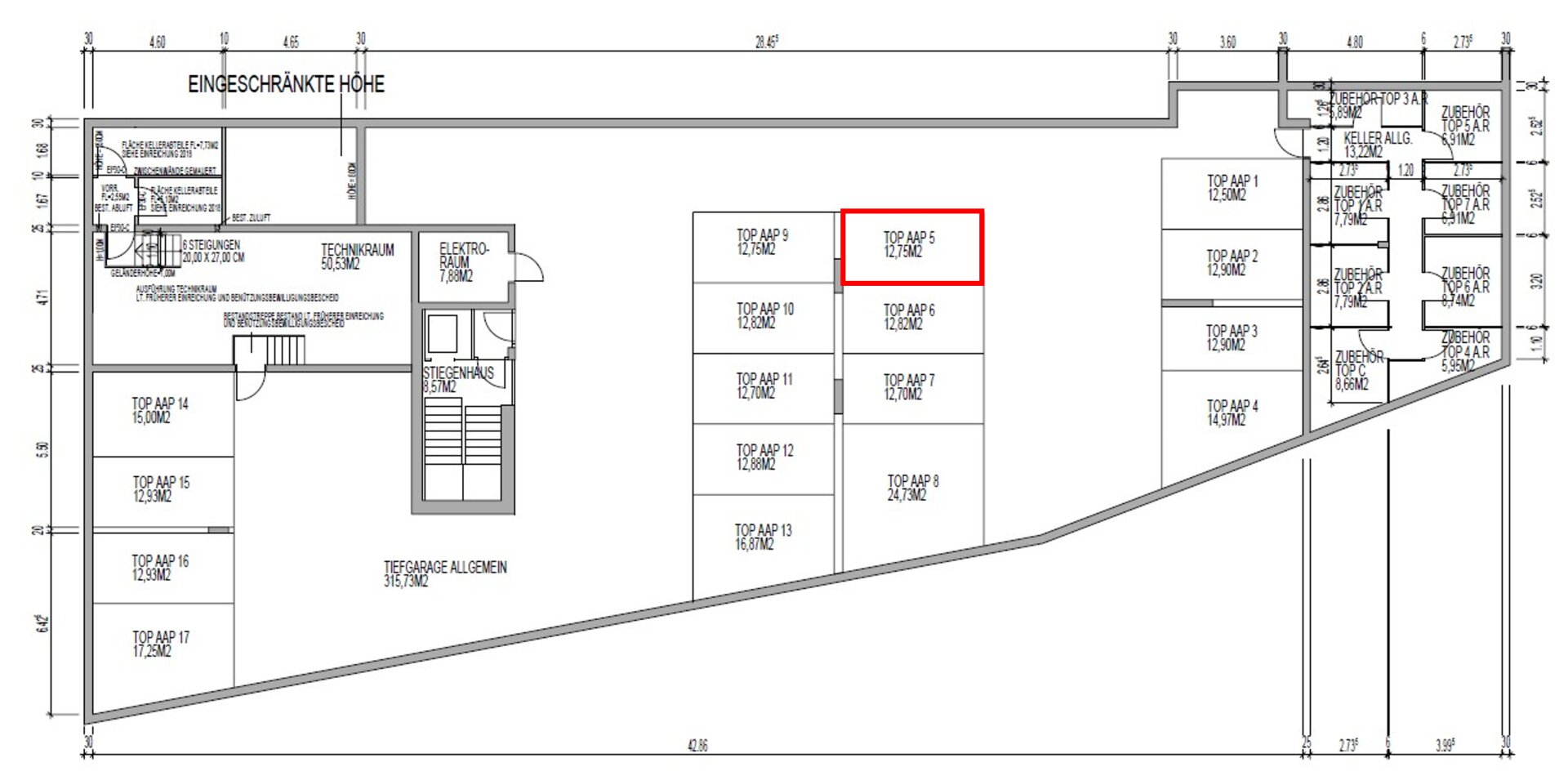 Tiefgaragenstellplatz zum Kauf 29.500 € Winkl 18a Wörgl 6300