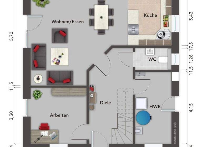 Einfamilienhaus zum Kauf 579.000 € 4 Zimmer 127,8 m² 425 m² Grundstück Nahe 23866