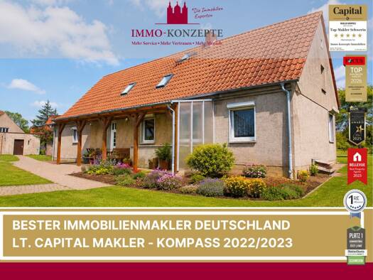 Einfamilienhaus zum Kauf 185.000 € 8 Zimmer 180 m² 3.375 m² Grundstück Wessin Crivitz 19089