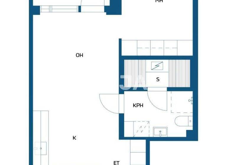 Studio zum Kauf 158.000 € 2 Zimmer 44,5 m² 4. Geschoss Palopellonkatu 8 Kerava 04250