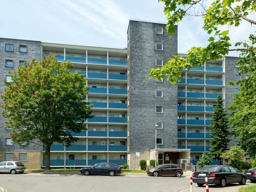 Wohnung zur Miete nur mit Wohnberechtigungsschein 324 € 2 Zimmer 60,5 m² EG frei ab sofort Haarzopfer Str. 3-5 Heißen-Fulerum Mülheim/Ruhr 45472