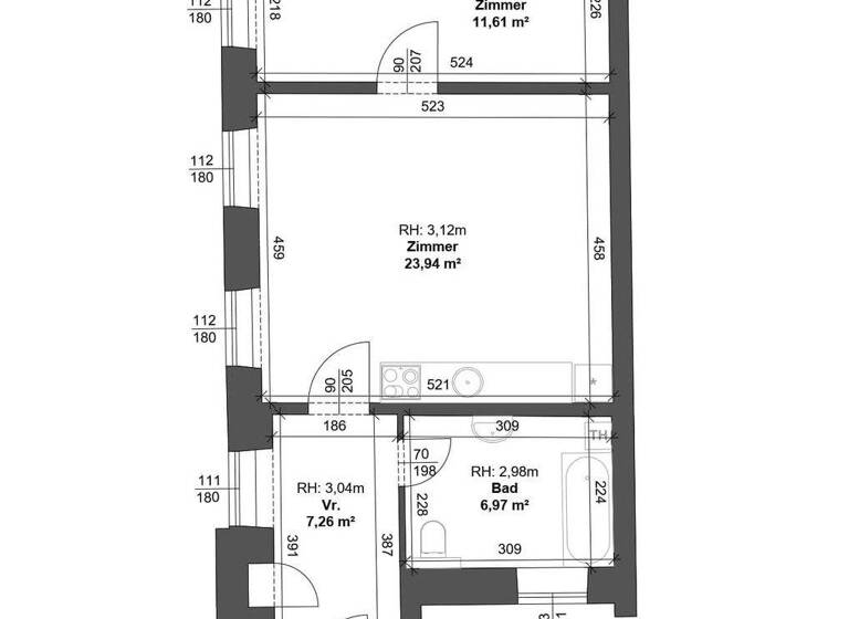 Wohnung zum Kauf 319.000 € 2 Zimmer 49,2 m² 3. Geschoss Schönbrunner Straße 39 Wien 1050