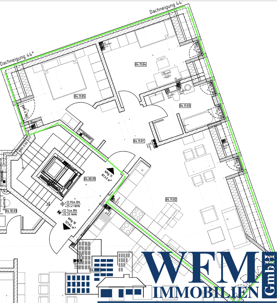 Wohnung zum Kauf 399.000 € 3 Zimmer 82 m²<br/>Wohnfläche Vorstadt Kiel 24103