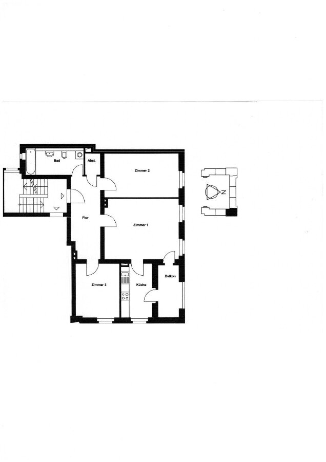 Wohnung zum Kauf 369.000 € 3 Zimmer 90 m²<br/>Wohnfläche 1.<br/>Geschoss ab sofort<br/>Verfügbarkeit Wilhelmstadt Berlin 13595