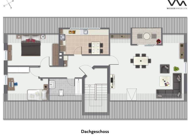 Wohnung zum Kauf 149.000 € 3 Zimmer 86,9 m²<br/>Wohnfläche Dachgeschoss<br/>Geschoss Beckum Beckum 59269