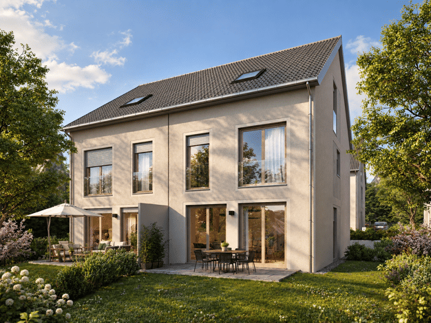 Doppelhaushälfte zum Kauf - Erstbezug provisionsfrei 675.000 € 6 Zimmer 140 m² 250 m² Grundstück frei ab 01.12.2027 Bernhard-May-Straße 23 Biebrich Wiesbaden 65203