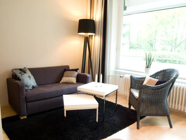 Studio zur Miete Wohnen auf Zeit 1.349 € 1 Zimmer 34 m² frei ab 21.06.2026 Hoheluft-West Hamburg 20253