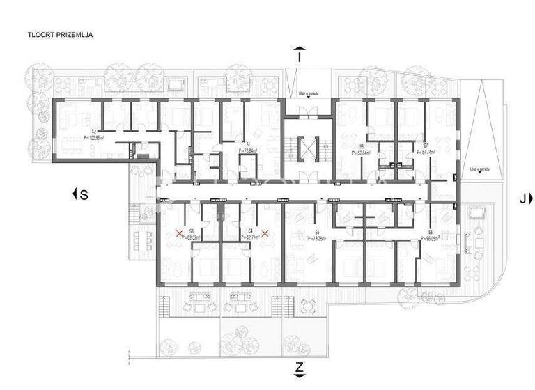 Wohnung zum Kauf 265.176 € 3 Zimmer 110 m² 1. Geschoss Centar Slavonski Brod