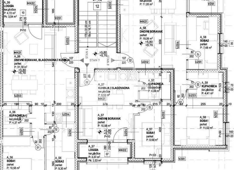 Wohnung zum Kauf 255.000 € 4 Zimmer 60 m² 2. Geschoss Grad - Meje