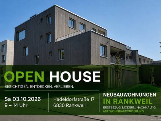 Wohnung zum Kauf - Erstbezug 479.600 € 3 Zimmer 67,6 m² 1. Geschoss Hadeldorfstraße 17 Rankweil 6830