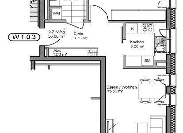Wohnung zur Miete nur mit Wohnberechtigungsschein 547 € 2 Zimmer 55,9 m² EG In der Hut 10 Baiersdorf 91083
