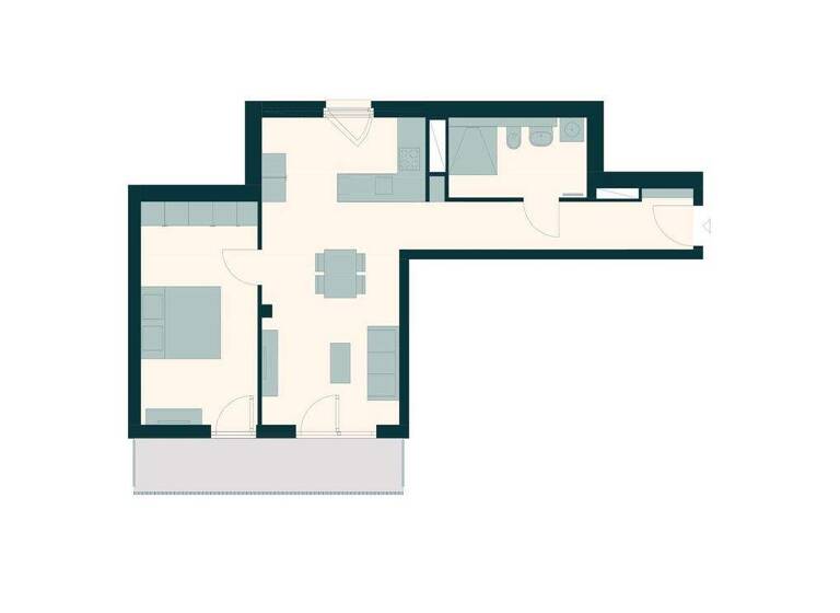 Wohnung zur Miete 1.479 € 2 Zimmer 66,1 m² 4. Geschoss Friedenauer Höhe 18 Friedenau Berlin 12159