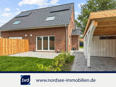 Doppelhaushälfte zur Miete - Neubau 1.100 € 3 Zimmer 91,6 m² 300 m² Grundstück Norden Norden 26506