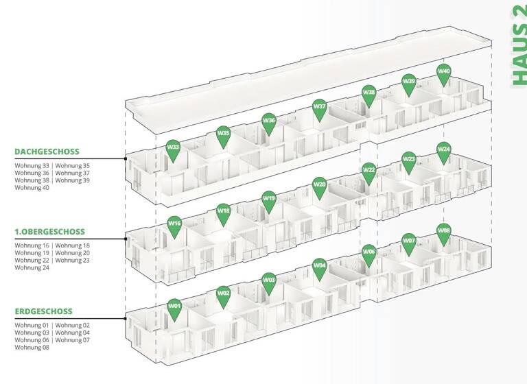 Wohnung zum Kauf provisionsfrei 272.619 € 2 Zimmer 58,6 m²<br/>Wohnfläche EG<br/>Geschoss Duttlacher Weg 3 Kirrlach Waghäusel 68753