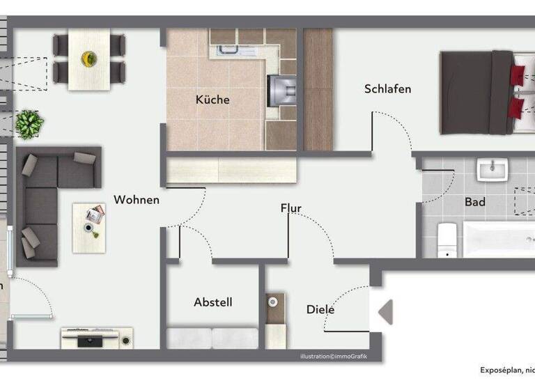 Wohnung zum Kauf 179.000 € 2 Zimmer 53 m² 3. Geschoss Kaltenkirchen 24568