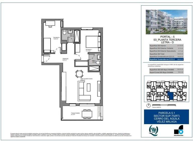 Wohnung zum Kauf - Erstbezug provisionsfrei 279.950 € 3 Zimmer 89 m² 3. Geschoss Torre del Mar 29740
