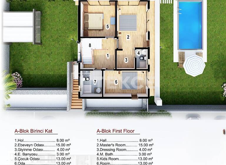 Einfamilienhaus zum Kauf 517.000 € 5 Zimmer 230 m² 5.000 m² Grundstück Sakarya 54600