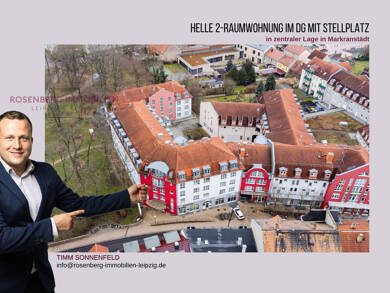 Wohnung zum Kauf 74.900 € 2 Zimmer 36 m² Dachgeschoss, EG Leipziger Straße 2c WE166 Markranstädt Markranstädt 04420