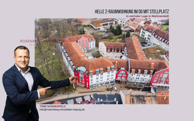 Wohnung zum Kauf 74.900 € 2 Zimmer 36 m² Dachgeschoss, EG Leipziger Straße 2c WE166 Markranstädt Markranstädt 04420