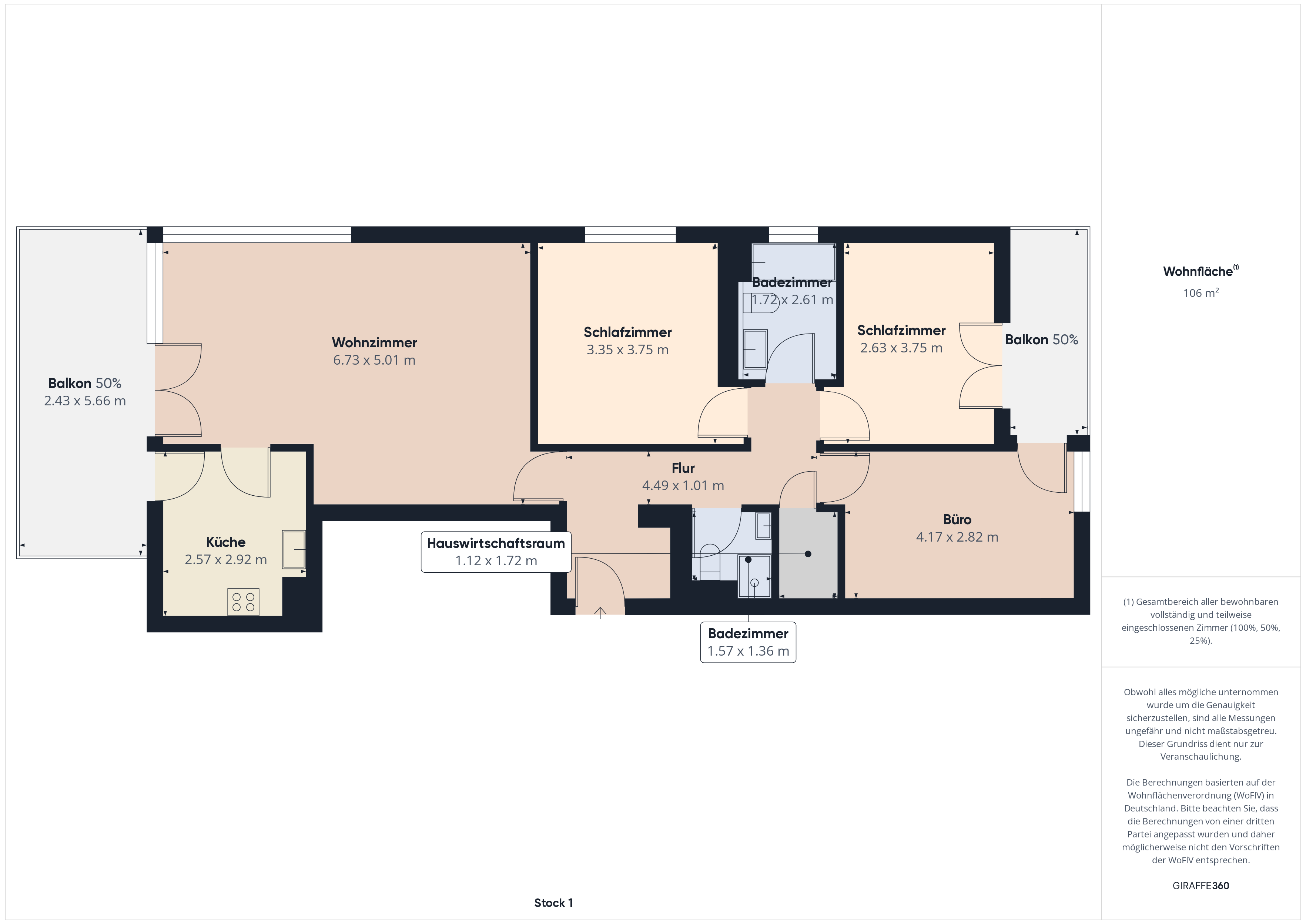 Wohnung zum Kauf 550.000 € 4 Zimmer 106 m²<br/>Wohnfläche Gonsenheim Mainz 55122