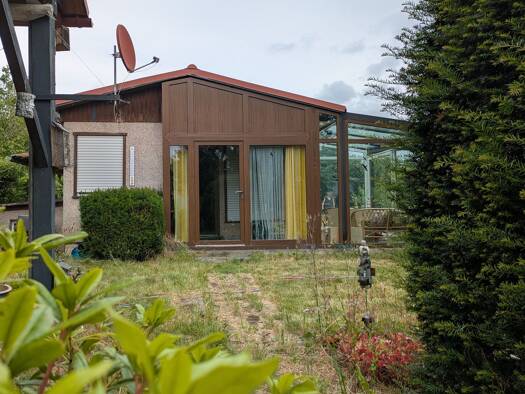 Bungalow zur Miete 700 € 1,5 Zimmer 38 m² 950 m² Grundstück frei ab 20.07.2026 Pohrtsche Siedlung Petershagen/Eggersdorf 15345
