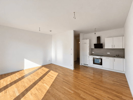 Wohnung zur Miete - Erstbezug 739 € 1 Zimmer 46,2 m² EG Dösner Weg Zentrum-Südost Leipzig 04103