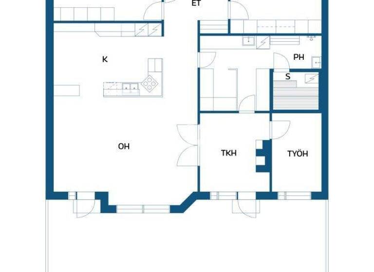 Reihenmittelhaus zum Kauf 210.000 € 5 Zimmer 135 m² 2.285 m² Grundstück Töyräspolku 3 Kotka 48400