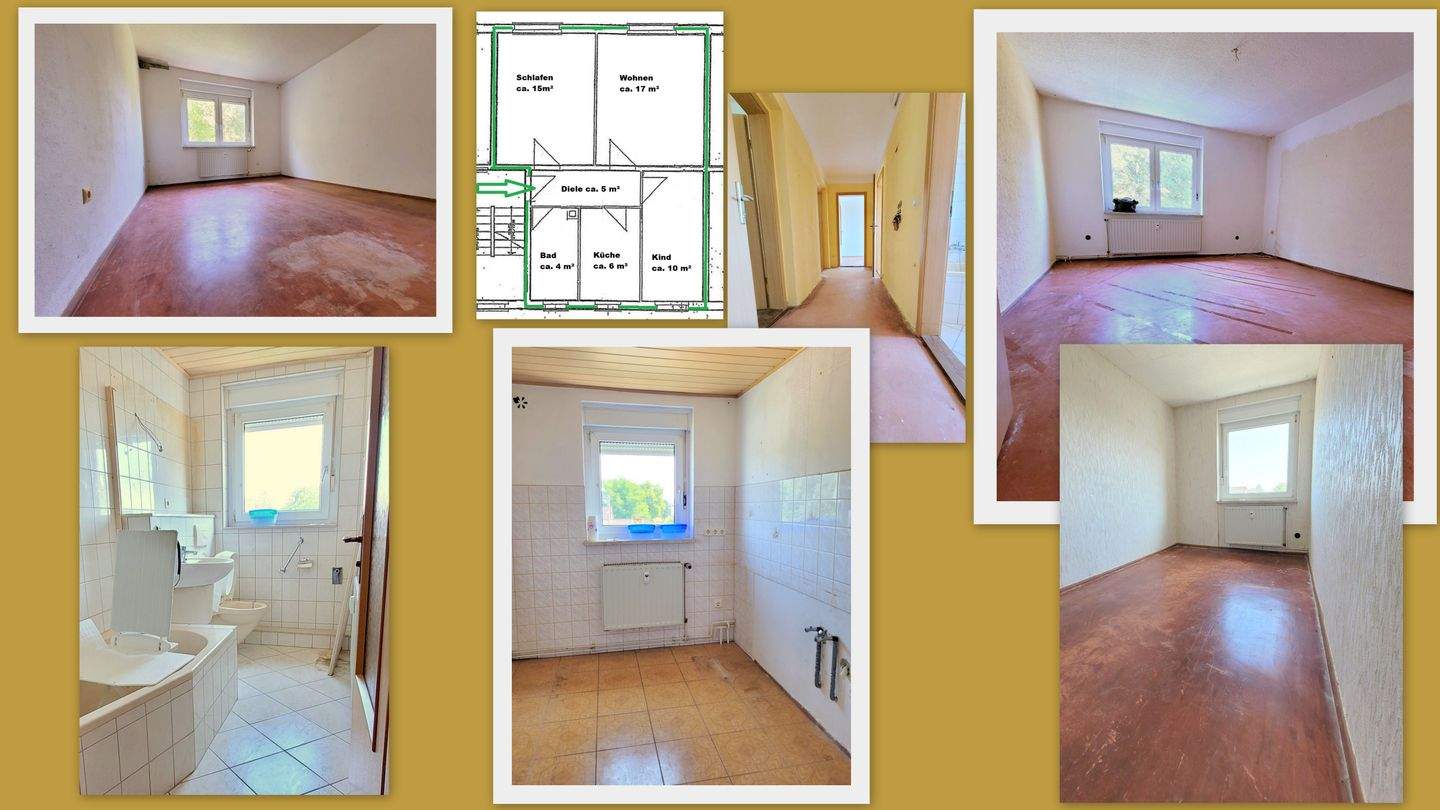 Immobilie in Parthenstein - 3-Zimmer-Wohnung in Parthenstein OT Großsteinberg - Bild 2