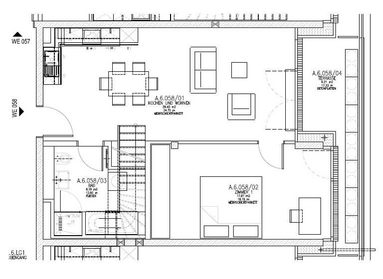Wohnung zur Miete 1.549 € 2 Zimmer 69,3 m² 6. Geschoss Talstraße 3a Pankow Berlin 13189
