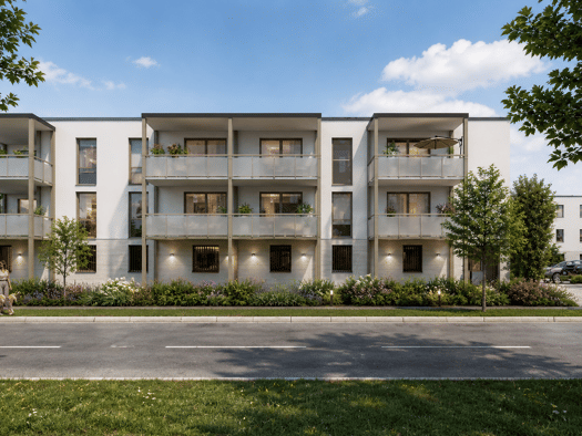 Wohnung zum Kauf - Neubau 383.000 € 3 Zimmer 78,4 m² 2. Geschoss Mariusstraße 29 Ansbach Ansbach 91522