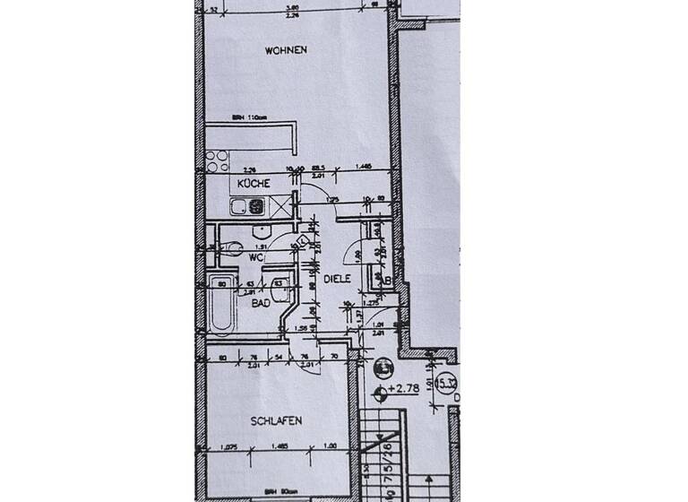 Wohnung zur Miete 690 € 2 Zimmer 58,5 m² 1. Geschoss Zentrum Ratingen / Mitte-Süd 40878