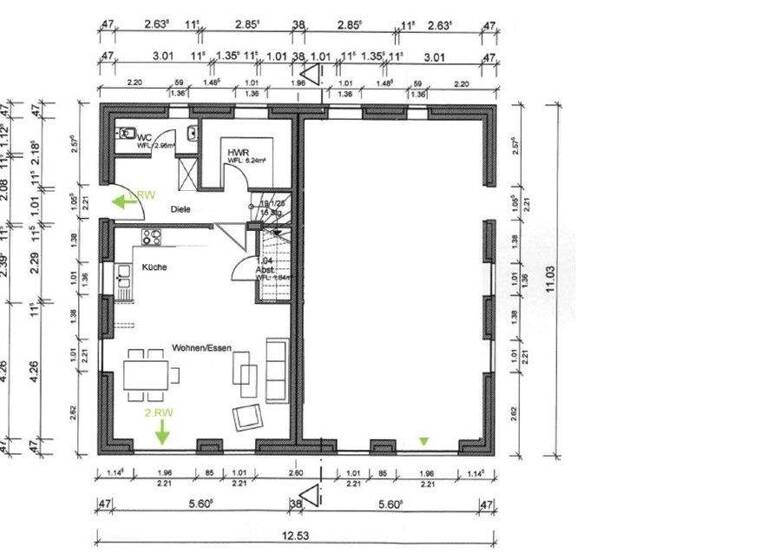 Doppelhaushälfte zum Kauf 349.000 € 4 Zimmer 104 m² 254,5 m² Grundstück Niebüll 25899